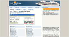 Desktop Screenshot of cruiseandvacationpackages.com